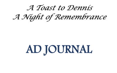 A Toast to Dennis – AD JOURNAL 2023